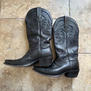 Tecovas Annie boots, Midnight black, size 7.5 women